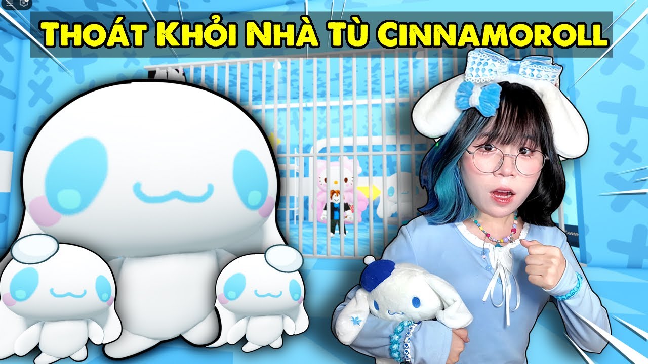 💙 Mèo Simmy Thoát Khỏi Nhà Tù Em Bé Cinamoroll Trong Roblox 💙