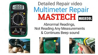 Multimeter Repair .  ( MASTECH MAS830L)