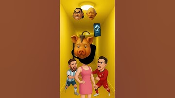 CHOOSE REAL HEAD for BALLERINA part #3 #Messi #Ronaldo update short #zoonomaly #roblox #garrysmod