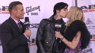 Throwback: Andy Biersack on the 2014 APMAs red carpet