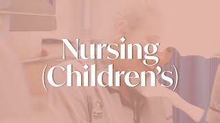 Nursing (Children's) Degree at Edge Hill University