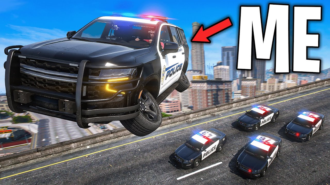 ⁣Trolling Cops with CURSED Cop Cars.. GTA 5 RP