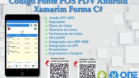 Grande Novidade !!! Preview do novo APP POS PDV  Xamarim Forms C# com o novo ERP WEB NET CORE 5