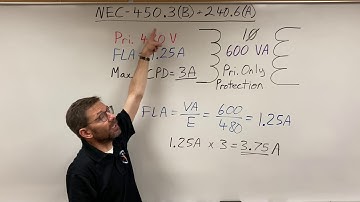 Transformer OCPD - Primary-Only Protection, Table 450.3(B)