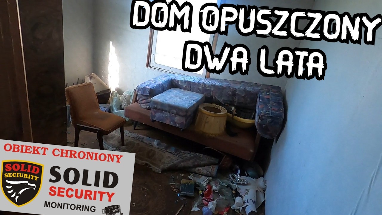 OPUSZCZONY DOM PRZY AUTOSTRADZIE Z WYPOSAŻENIEM