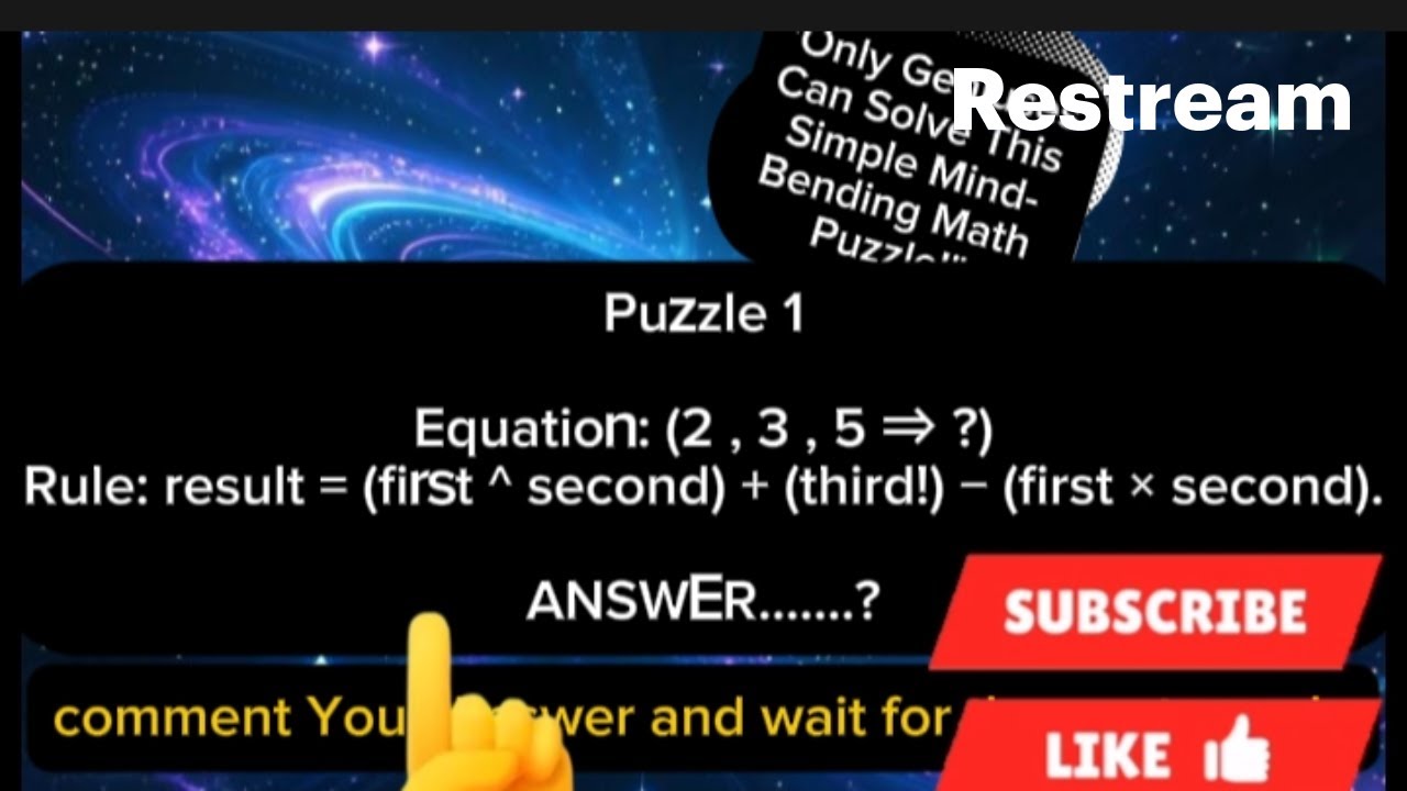 Only Geniuses Can Solve These Mind-Bending Math Puzzles #mathchallenge ...