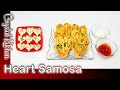 Heart samosa  best for the guest  crystal kitchen
