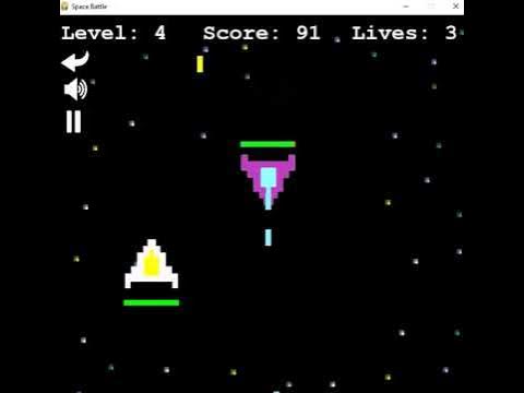 Space Battle pygame demo - YouTube