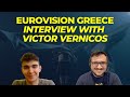 Capture de la vidéo Eurovision 2023 | Interview With Victor Vernicos Representing Greece