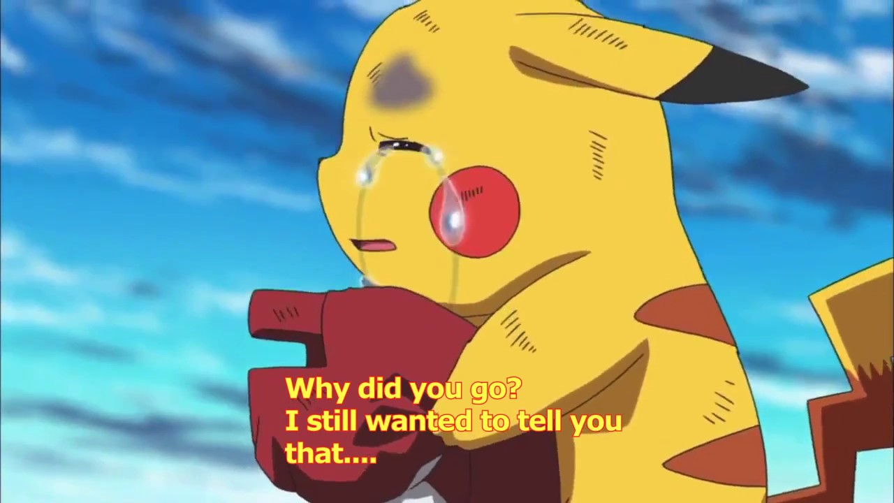 Pokemon the movie I choose you - Pikachu talks to Ash [Cute & Sad] - YouTube
