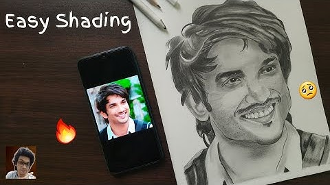 How To Draw Sushant Singh Rajput Step By Step Shading Tutorial | @It