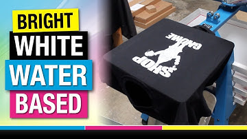 The Art of White Ink on Black Shirts