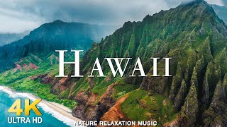 FLYING OVER HAWAII (4K UHD) - Relaxing Music Along With Beautiful Nature Videos(4K Video Ultra HD)