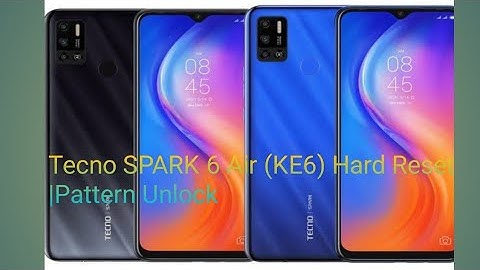 Tecno SPARK 6 Air (KE6) Hard Reset |Pattern Unlock |Factory Reset Easy Trick 100%