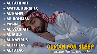 Quran for Sleeping in a Calm Voice | Al Fatiha, Ayatul Kursi, Yasin, Waqiah, Ar Rahman || Ala Aqel