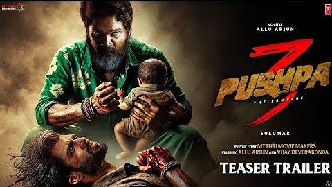 PUSHPA 3 - The Rampage Notion Trailer |Allu Arjun | Rashmika | Vijay Devarakonda | Sukumar | 2025