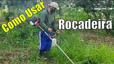 Como trabalhar roçadeira?