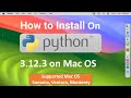 How to Install Python 3.12.3 on macOS [2024] Updated