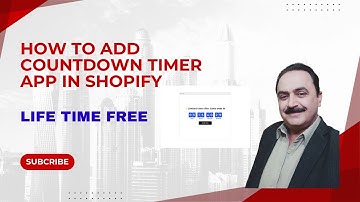 How To Add Countdown Timer To Shopify | Life Time Free