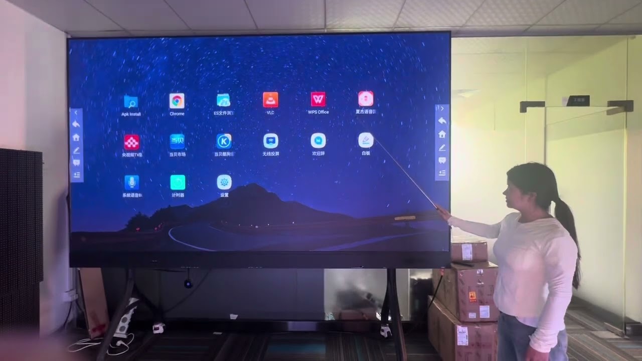 Led conference room display,135inch