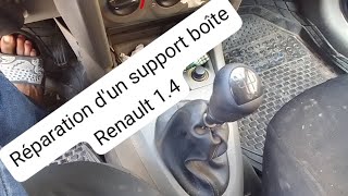 comment réparer un support de boîte casse Renault 1.4