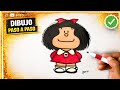Cómo Dibujar a MAFALDA ???? | Paso a Paso | Dibujemos juntos