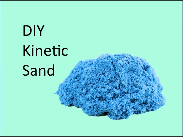 KINETISCHER SAND  DIY-Experiment in 4 einfachen Schritten