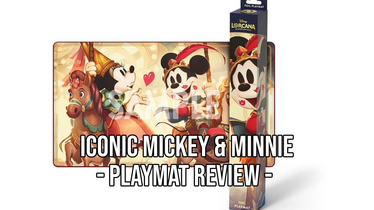 Disney Lorcana Limited Iconic Playmat Review - YouTube