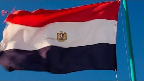 Egyptian Flag Fluttering in Wind | Stock Footage - Videohive