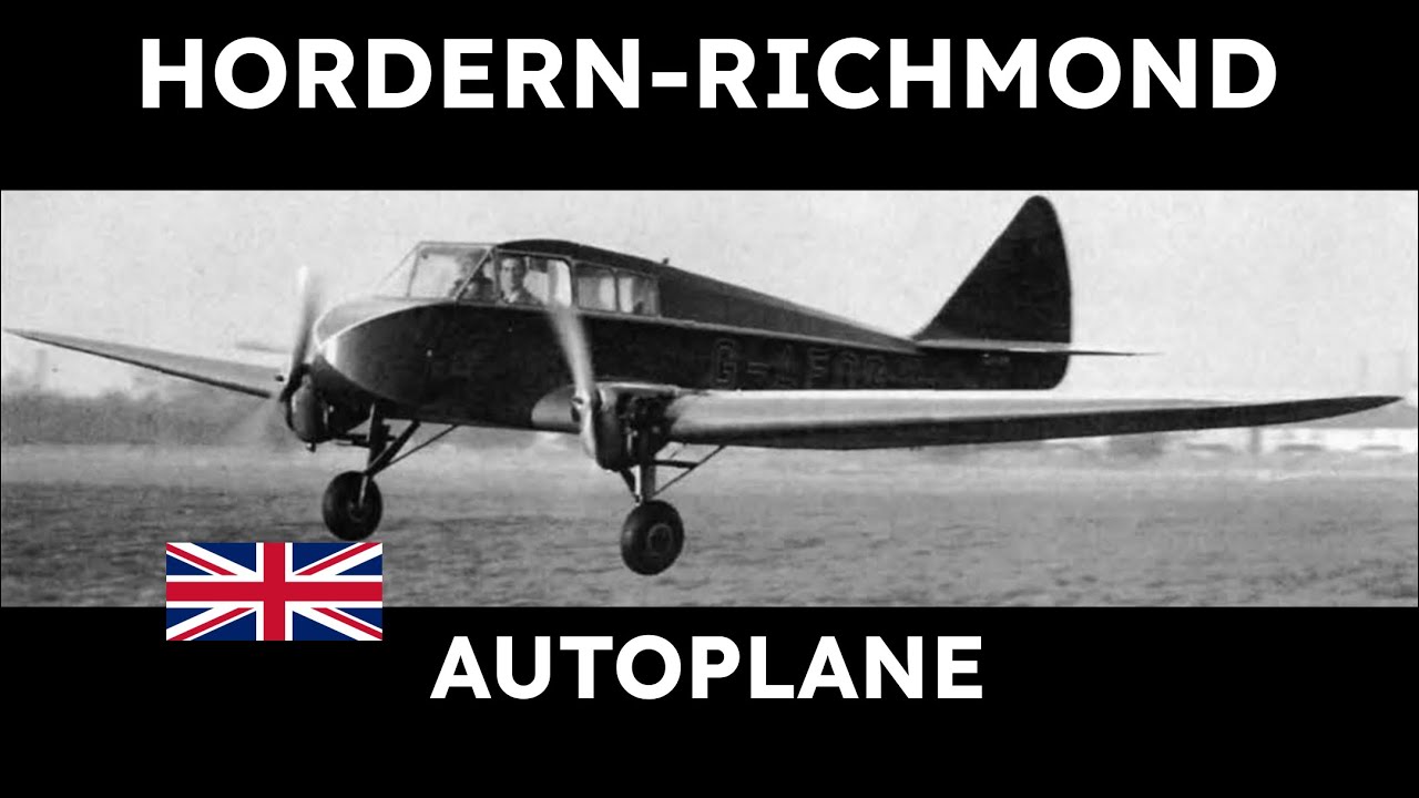 Hordern-Richmond Autoplane - An Aristocratic Delight 
