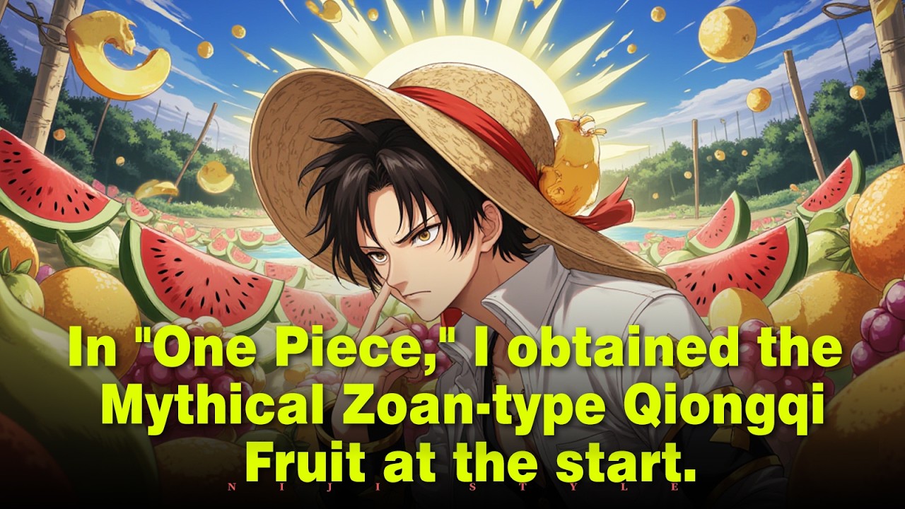 In "One Piece," I obtained the Mythical Zoan-type Qiongqi Fruit at the start.
