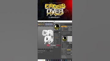 Cinema 4d Text | Cross Over Service 3D Text