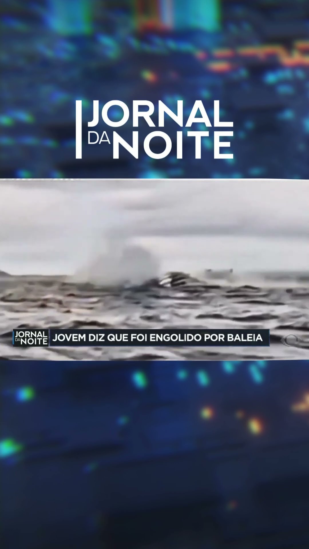 Jovem diz que foi engolido por baleia