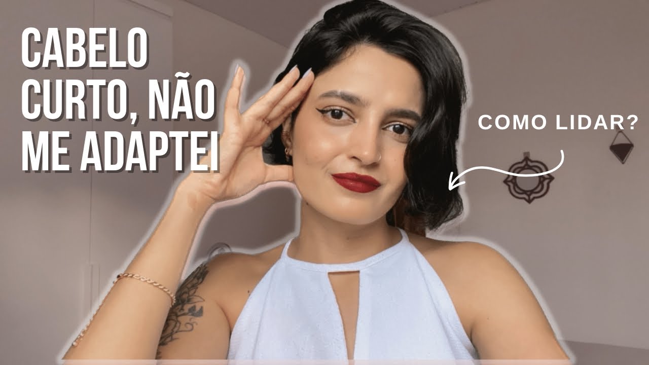 Me arrependi de cortar o CABELO CURTO | desabafando e maquiando