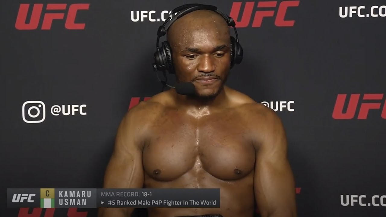 Campeão, Usman recebe bônus de US$ 50 mil por vitória no UFC 245