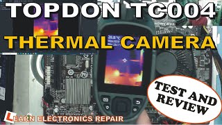 Topdon TC004 Thermal Camera Test And Review. 256x192 at 20Hz Standalone and Windows PC under £300