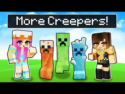 Minecraft but with MORE CREEPERS!