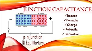 6. Junction Capacitance | p-n junction| Derivation |