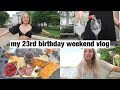 My 23rd Birthday Vlog ! Turn 23 with me :) | Morgan Green