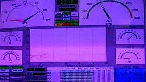 GM 350  Dyno Computer screen