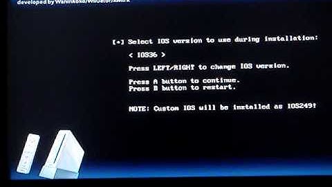 Install cIOS for 4.2 Wiis