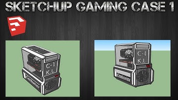 Google SketchUp PC Gaming Case | ♠