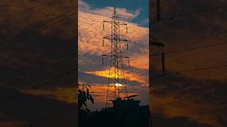 Everything is at the right place 🌅 | Sunset through wires | Cinematic Shorts