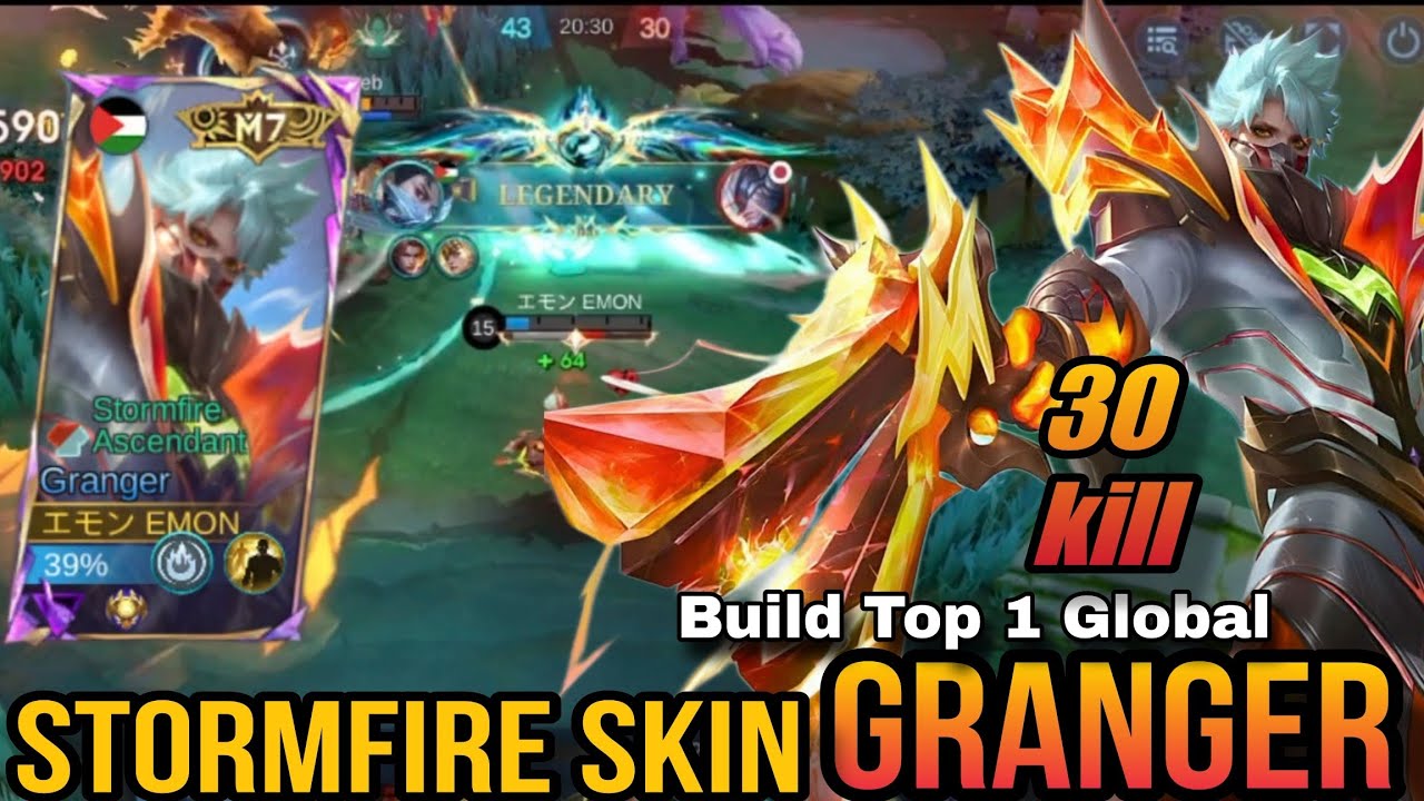 “INSANE GRANGER 30 kILL M7 SKIN RENK GAMPLAY 😱 | MLBB Global Gameplay”