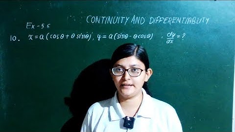 𝗤-𝟭𝟬 𝗘𝘅-𝟱.𝟲 𝗣𝗮𝗿𝗮𝗺𝗲𝘁𝗿𝗶𝗰 𝗙𝗼𝗿𝗺 |𝗖𝗼𝗻𝘁𝗶𝗻𝘂𝗶𝘁𝘆 𝗮𝗻𝗱 𝗗𝗶𝗳𝗳𝗲𝗿𝗲𝗻𝘁𝗶𝗮𝗯𝗹𝗶𝘁𝘆 |𝗖𝗹𝗮𝘀𝘀 -𝟭𝟮𝘁𝗵 𝗠𝗮𝘁𝗵 