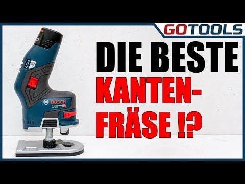 Bosch Akku Kantenfräse GKF 12V-8 - Kanten fräsen leicht gemacht