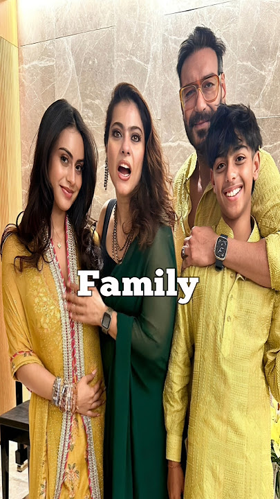 Ajay Devgn's family. Kajal's family#ajaydevgan #kajal #shorts #bollywood