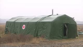 Ռուս խաղաղապահները դաշտային հիվանդանոց են կառուցել Լեռնային Ղարաբաղում