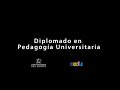 Bienvenido al diplomado en pedagogía universitaria modalidad virtual