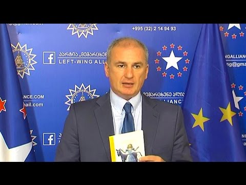 „მემარცხენე ალიანსის\" თავმჯდომარის კახა ძაგანიას ბრიფინგი